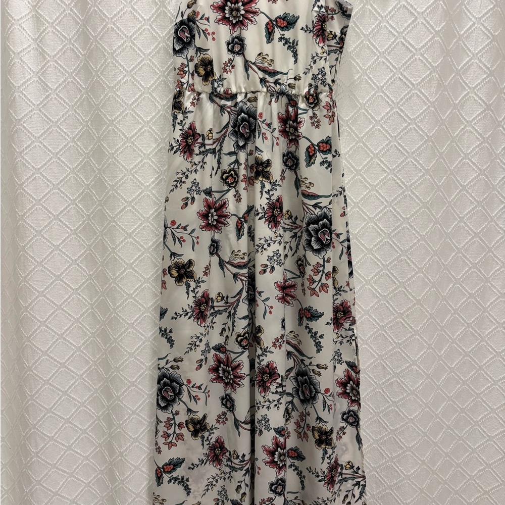 LOFT Floral Dress with Flowing Silhouette
